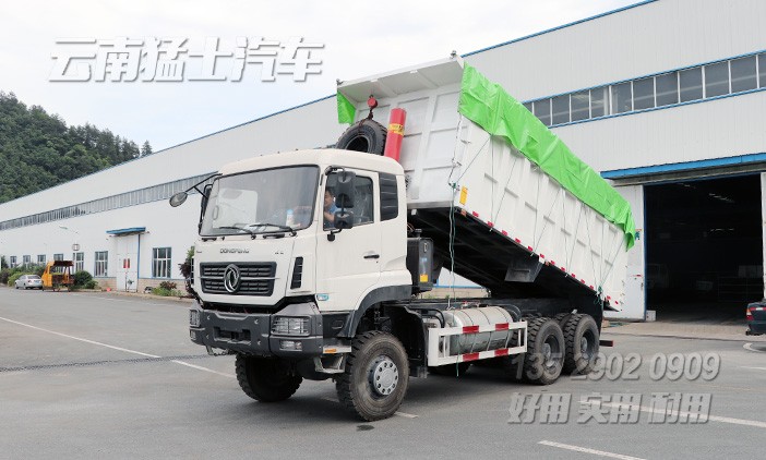 東風(fēng)6*4自卸車(chē),東風(fēng)大力神自卸車(chē),后八輪自卸卡車(chē),340馬力礦用車(chē),13噸渣土運(yùn)輸車(chē),東風(fēng)出口車(chē)型,DFL3258