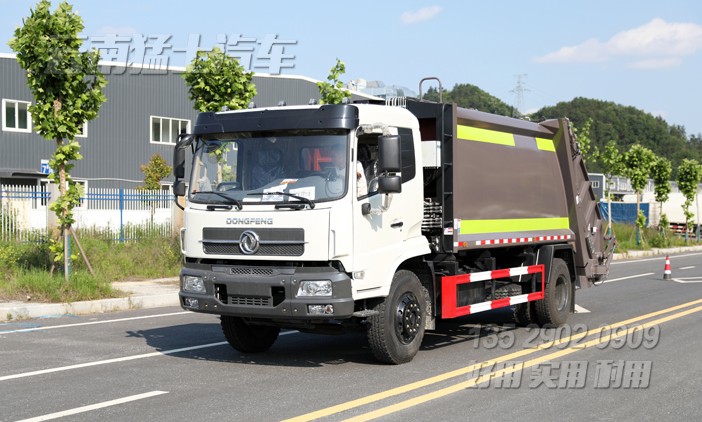 14方垃圾車(chē),環(huán)衛(wèi)垃圾車(chē),壓縮式垃圾車(chē),東風(fēng)全自動(dòng)垃圾車(chē),市政環(huán)衛(wèi)車(chē)廠家