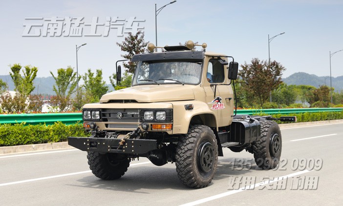 4x4長(zhǎng)頭底盤,東風(fēng)240駕駛室,底盤定制,出口底盤,越野專用車底盤,前置絞盤