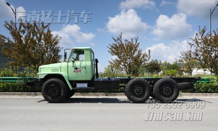 6x6長(zhǎng)鼻子卡車底盤,東風(fēng)245底盤,出口型底盤,EQ2100E6DJ,長(zhǎng)頭柴油車,越野底盤